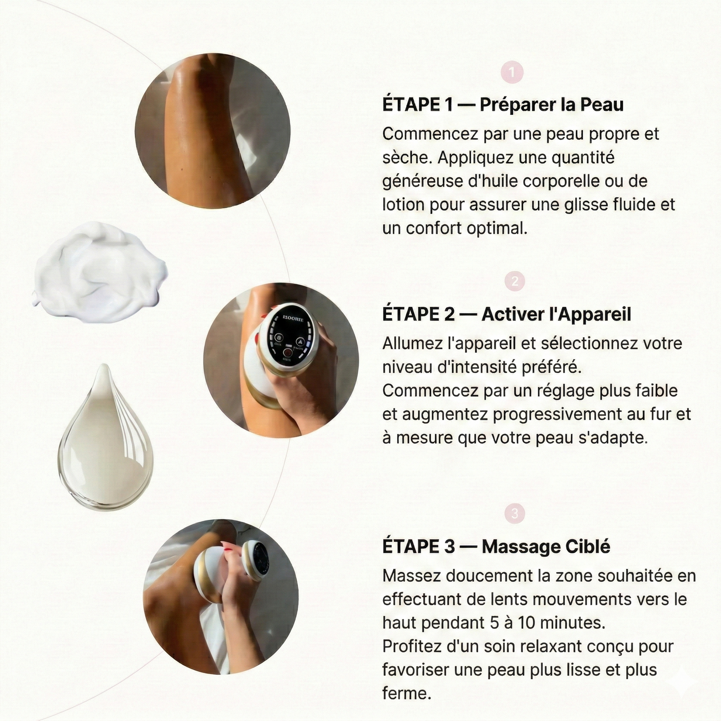 MASSEUR LUMOYA DERM® SCULPTPRO™ UNE PEAU PLUS FERME , PLUS TONIQUE