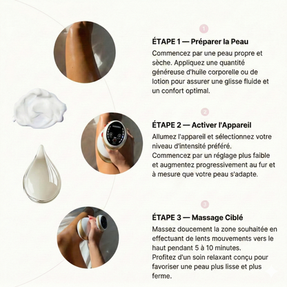 MASSEUR LUMOYA DERM® SCULPTPRO™ UNE PEAU PLUS FERME , PLUS TONIQUE